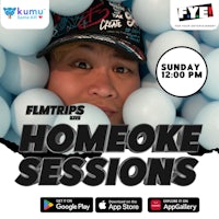 a flyer for homekee sessions with a man in a ball